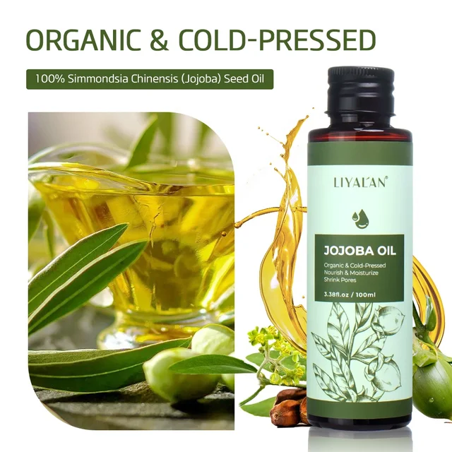 Jojoba Body Oil For Skin, Hair Care (Free Shipping)