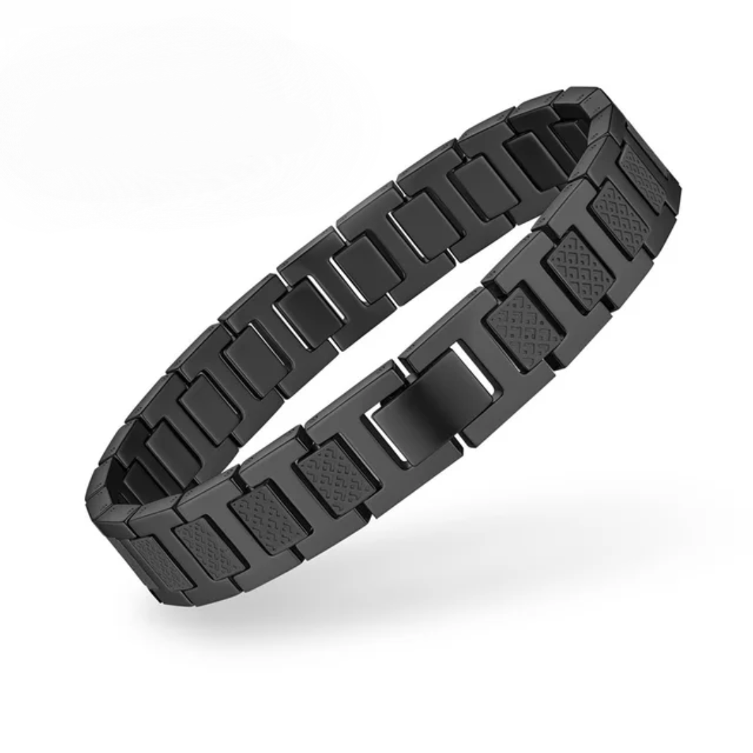 Crocodile Rectangle Link Bracelet Men Design Watch Band PVD Gold Silver Black Bracelet Jewelry Best Gift Idea 2026