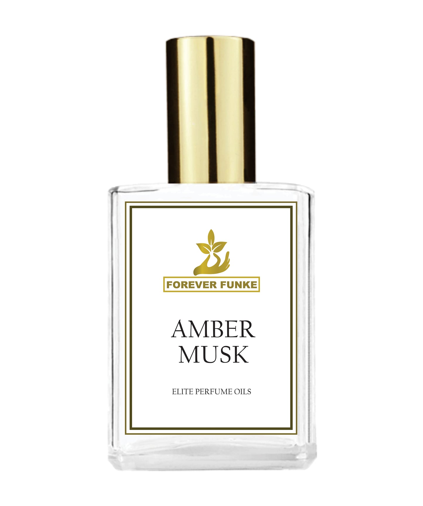 AMBER MUSK Fragrance Perfume Oil - 100% Pure Body Oil, Scented Perfume Body Oil Concentrate