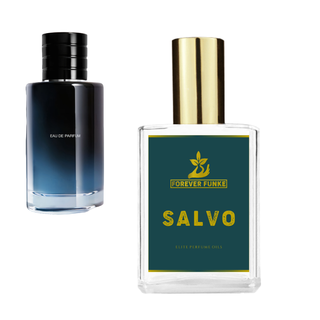 Salvo Fragrance Oil Inspired By Sauvage 100% Pure Body Oil, Scented Perfume Body Oil Concentrate