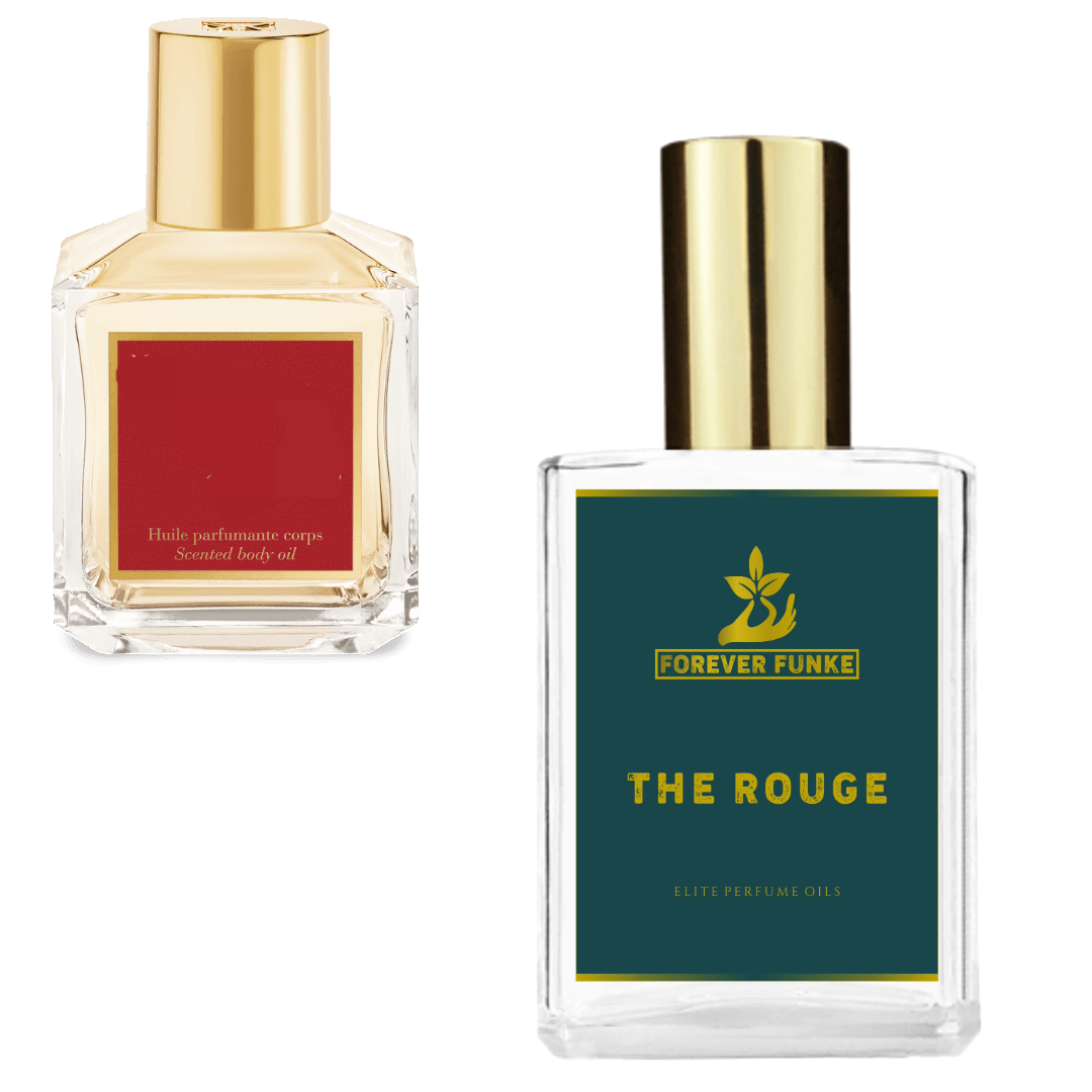 The Rouge Fragrance Oil Inspired By Baccarat, 100% Pure Body Oil, Scented Perfume Body Oil Concentrate
