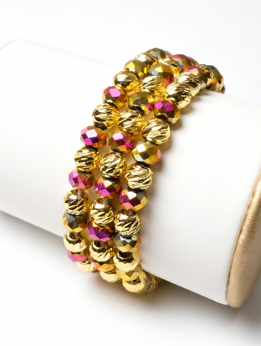 3 IN 1 GOLD FILLED BRACELETS