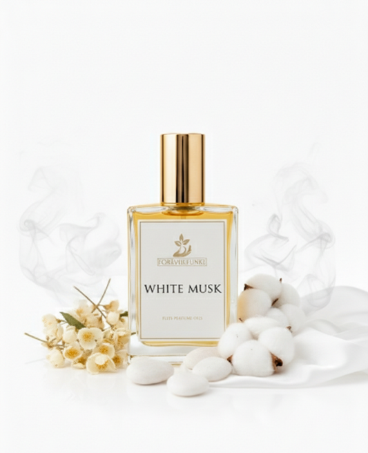 WHITE MUSK Fragrance Perfume Oil  -  100% Pure Body Oil, Scented Perfume Body Oil Concentrate