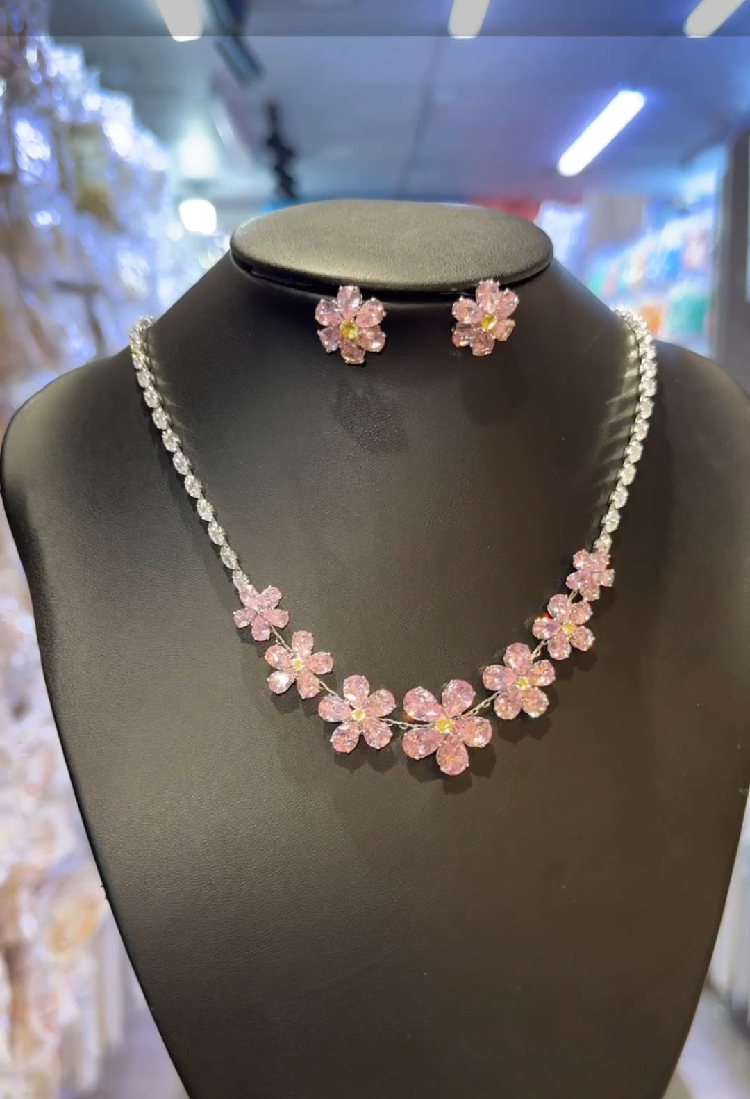 Luxury Costume Necklace And Earrings – Elegant High-Shine Designer-Inspired Jewelry for Women | Timeless Glam Look
