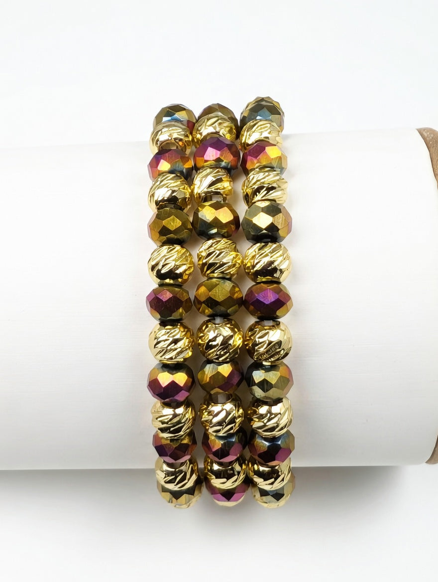 3 IN 1 GOLD FILLED BRACELETS