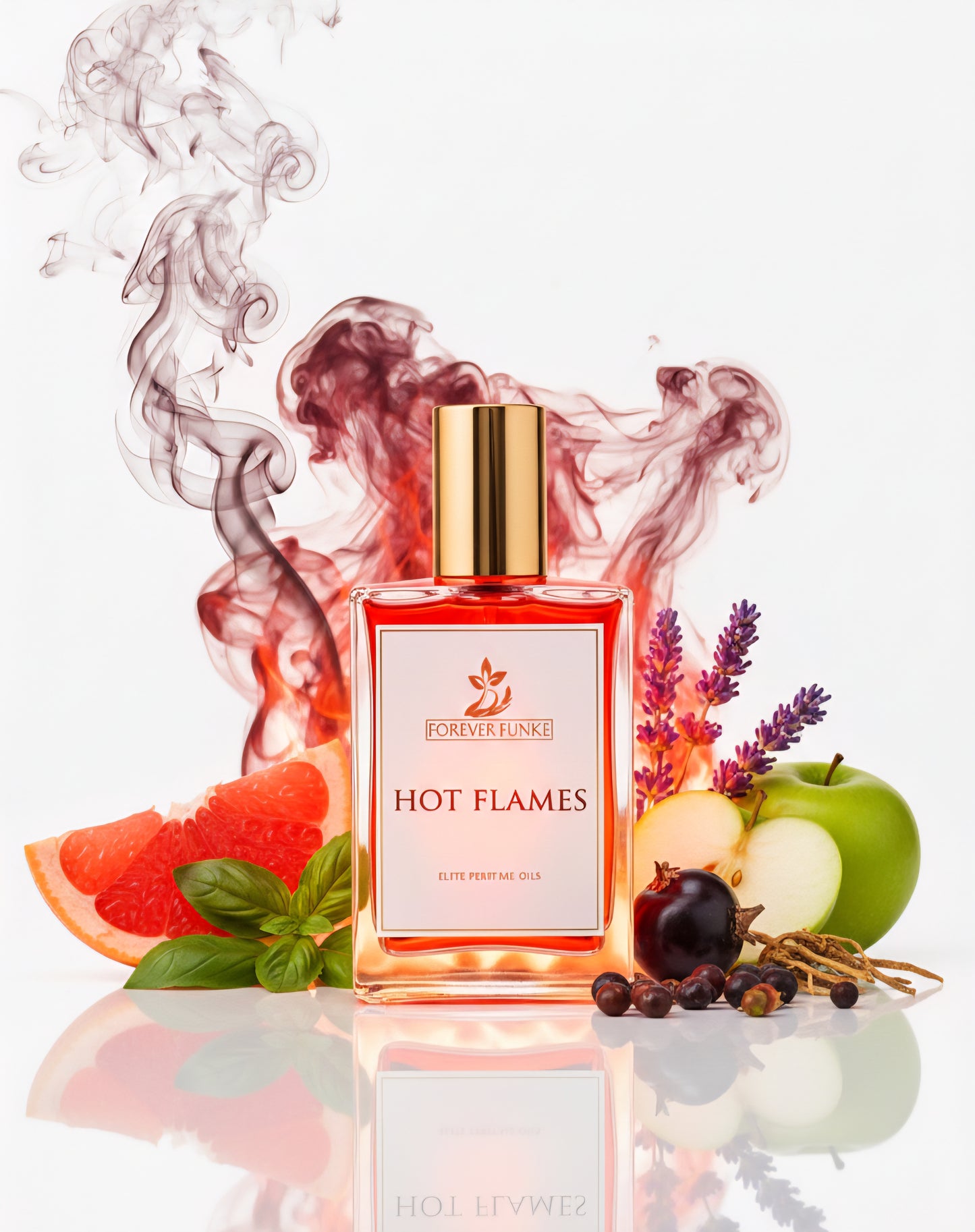Hot Flames Perfume Oil 100% Pure Fragrance Oil, Scented Perfume Oil Concentrate