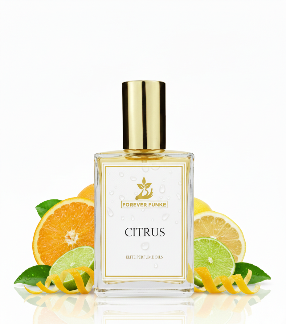 CITRUS Fragrance Perfume Oil  -  100% Pure Body Oil, Scented Perfume Body Oil Concentrate